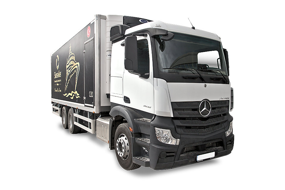 Mercedes Actros kamyon CTP frigorifik kasa