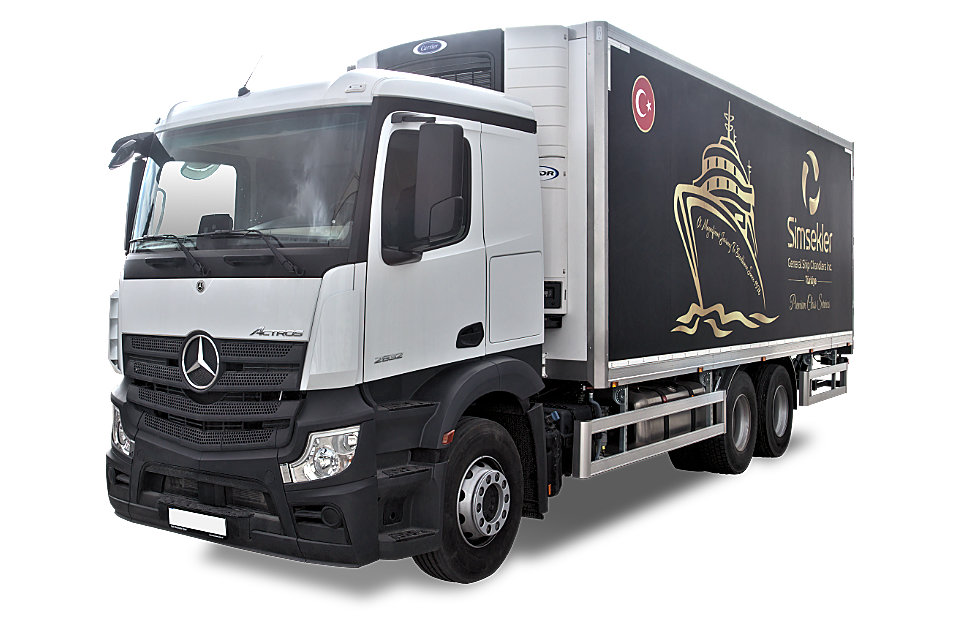 Mercedes Actros kamyon CTP frigorifik kasa