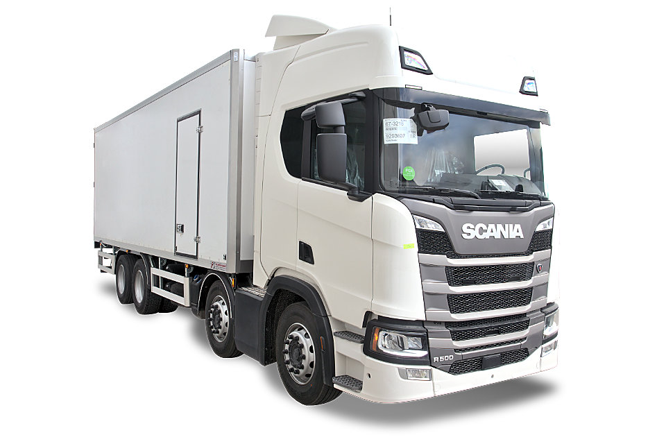 Scania R500 kamyon CTP frigorifik kasa