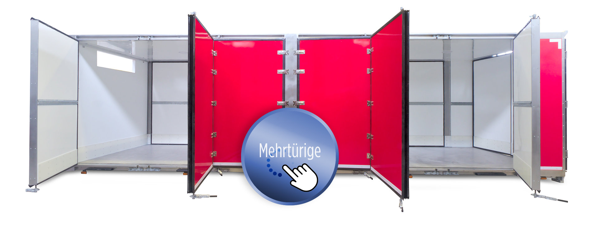 Mehrtüriger Kühlaufbauten