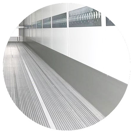 Poliüretan Sanayi refrigerated floor